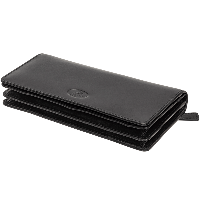 Mancini Leather Ladies’ RFID Secure Clutch Wallet