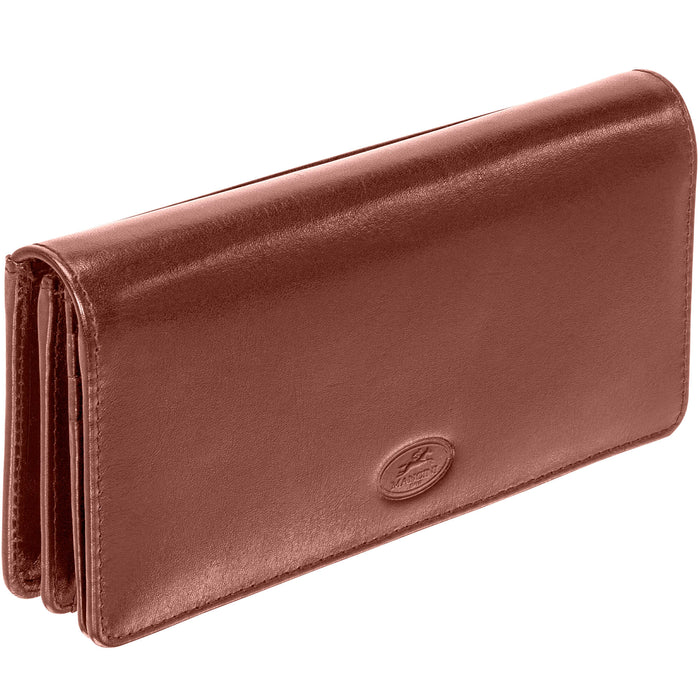 Mancini Leather Ladies’ RFID Secure Clutch Wallet