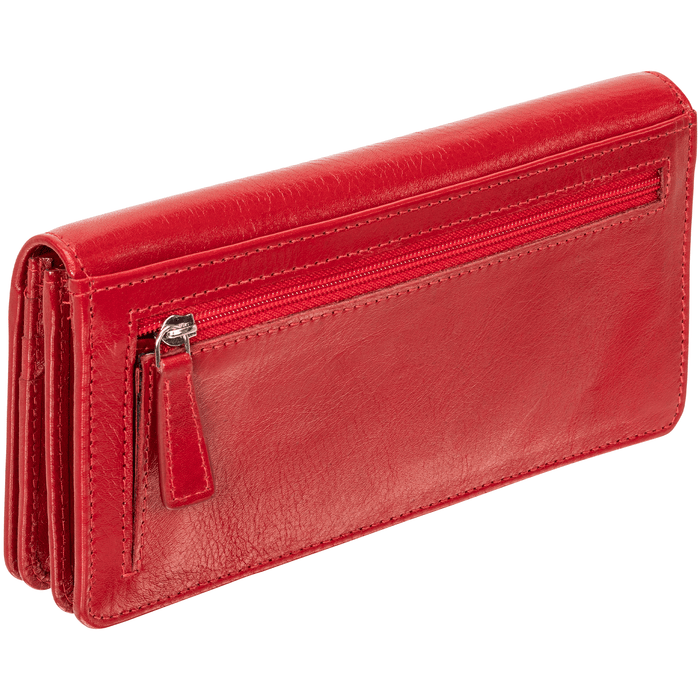 Mancini Leather Ladies’ RFID Secure Clutch Wallet