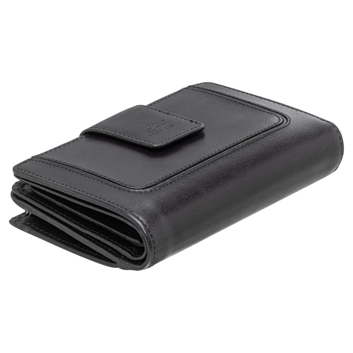 Mancini Leather South Beach RFID Secure Medium Clutch Wallet