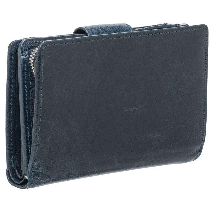 Mancini Leather South Beach RFID Secure Medium Clutch Wallet