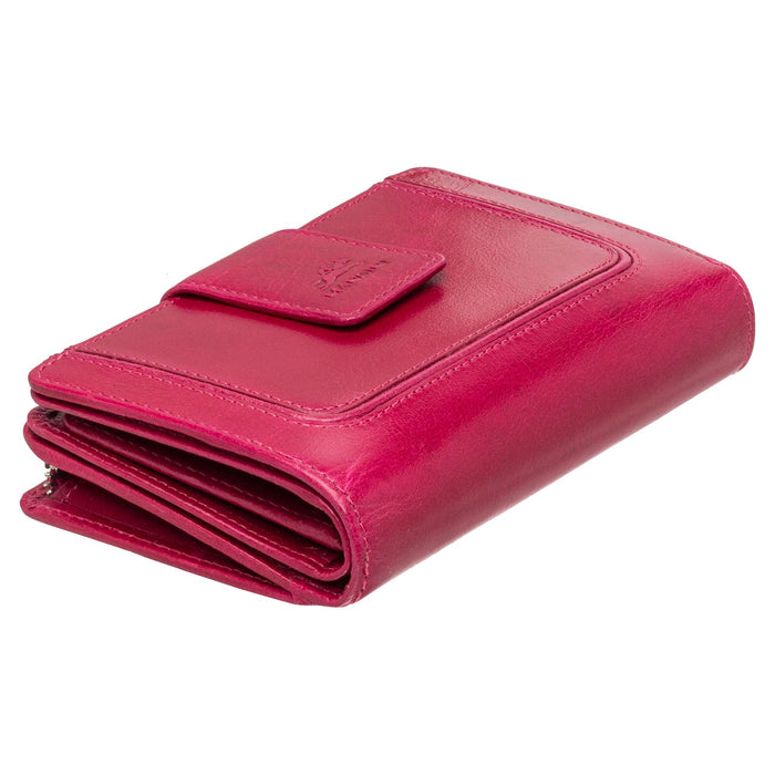 Mancini Leather South Beach RFID Secure Medium Clutch Wallet