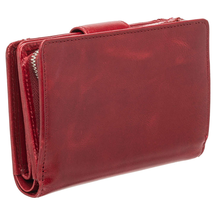 Mancini Leather South Beach RFID Secure Medium Clutch Wallet