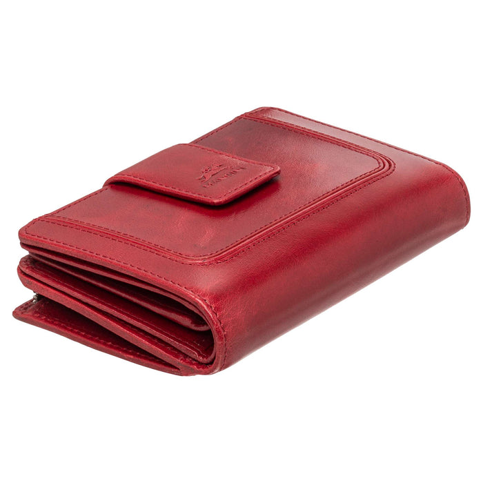 Mancini Leather South Beach RFID Secure Medium Clutch Wallet