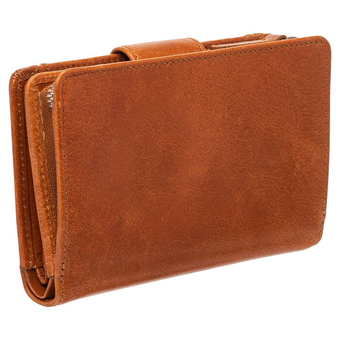 Mancini Leather South Beach RFID Secure Medium Clutch Wallet