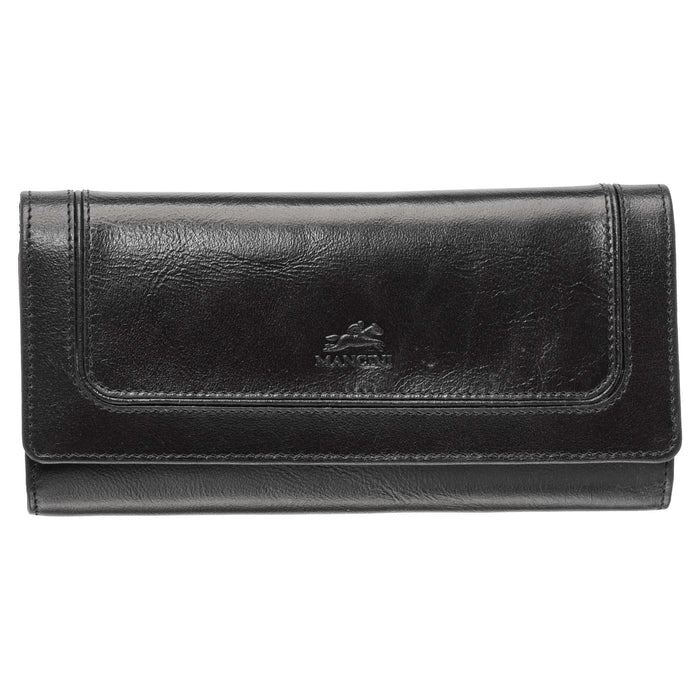 Mancini Leather South Beach RFID Secure Trifold Wallet
