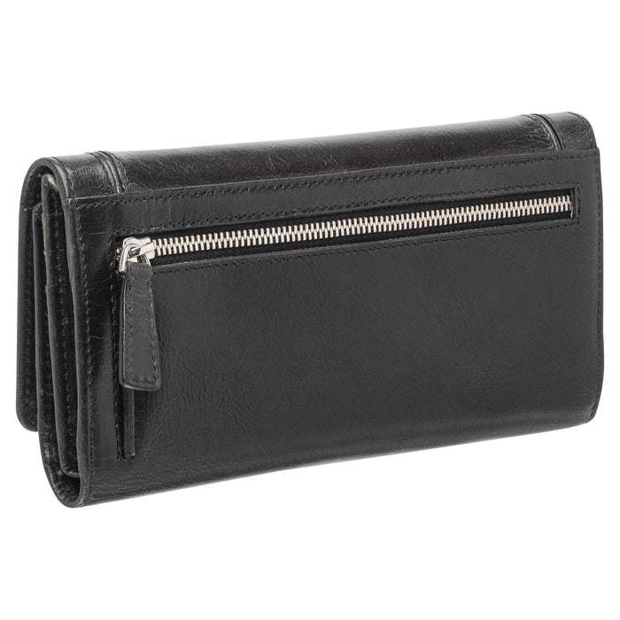 Mancini Leather South Beach RFID Secure Trifold Wallet