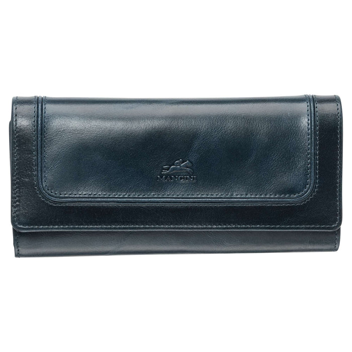 Mancini Leather South Beach RFID Secure Trifold Wallet