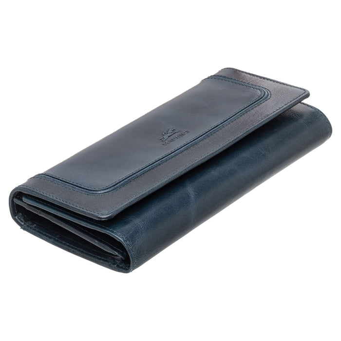 Mancini Leather South Beach RFID Secure Trifold Wallet