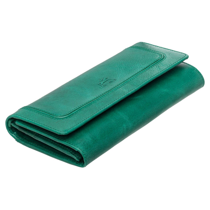 Mancini Leather South Beach RFID Secure Trifold Wallet