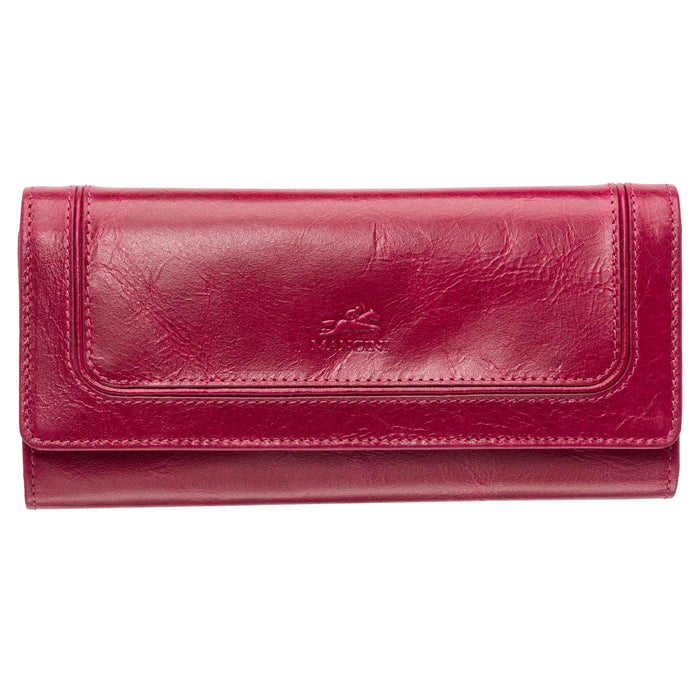 Mancini Leather South Beach RFID Secure Trifold Wallet