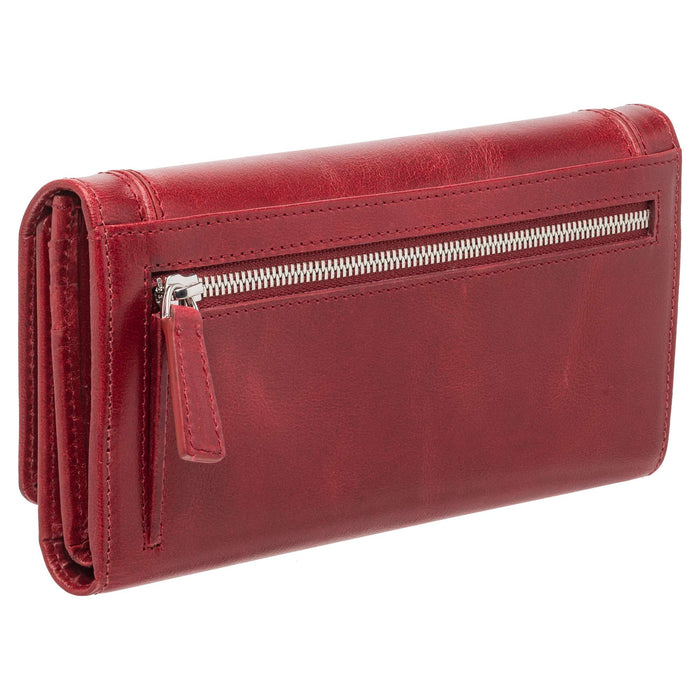 Mancini Leather South Beach RFID Secure Trifold Wallet