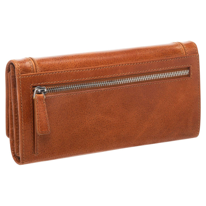 Mancini Leather South Beach RFID Secure Trifold Wallet