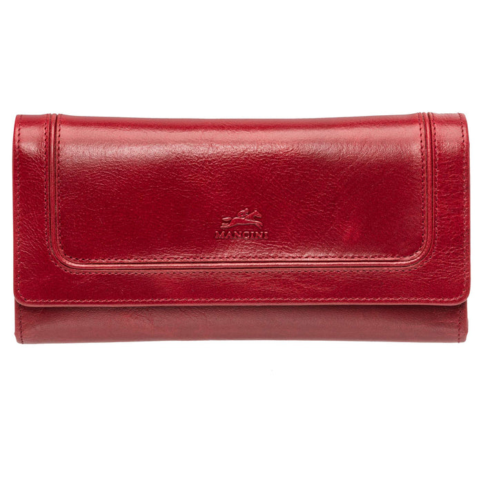 Mancini Leather South Beach RFID Secure Quadruple Fold Wallet