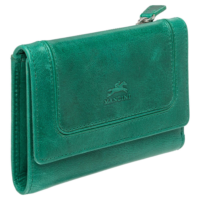 Mancini Leather South Beach Collection RFID Wallet