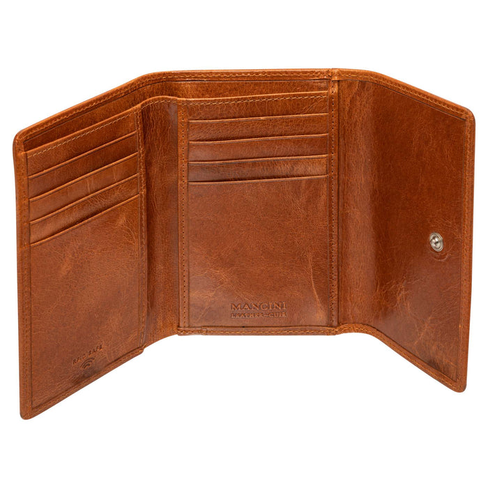 Mancini Leather South Beach Collection RFID Wallet