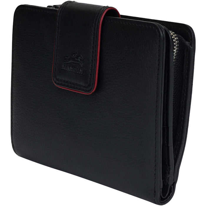 Mancini Leather Sonoma Women’s Medium Clutch Wallet with Enhanced RFID Protection