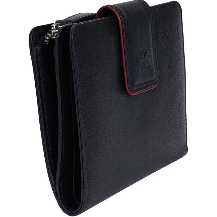 Mancini Leather Sonoma Women’s Medium Clutch Wallet with Enhanced RFID Protection