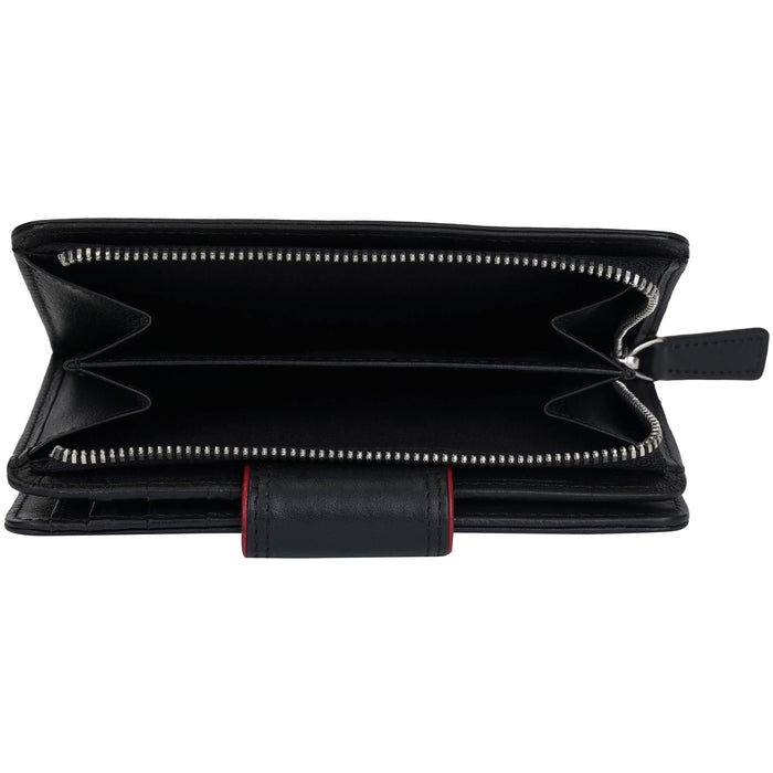 Mancini Leather Sonoma Women’s Medium Clutch Wallet with Enhanced RFID Protection