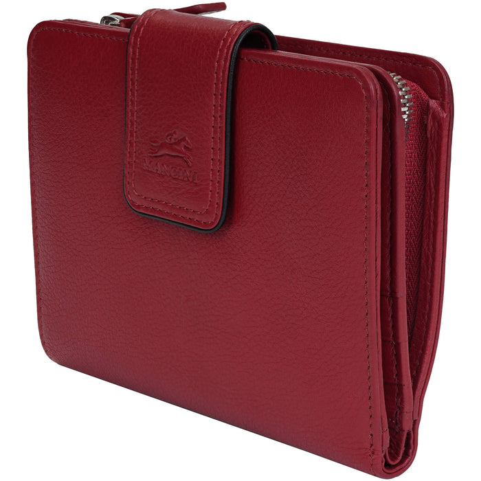 Mancini Leather Sonoma Women’s Medium Clutch Wallet with Enhanced RFID Protection