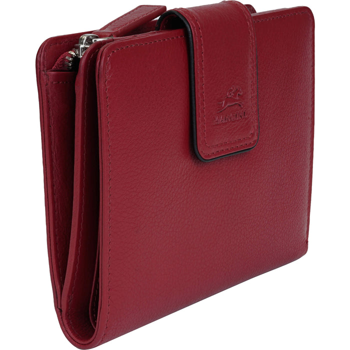 Mancini Leather Sonoma Women’s Medium Clutch Wallet with Enhanced RFID Protection