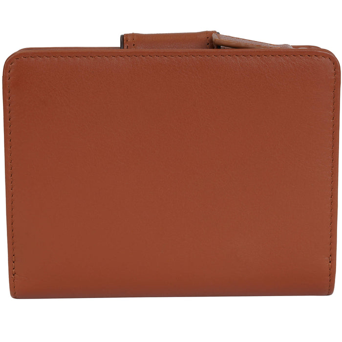 Mancini Leather Sonoma Women’s Medium Clutch Wallet with Enhanced RFID Protection