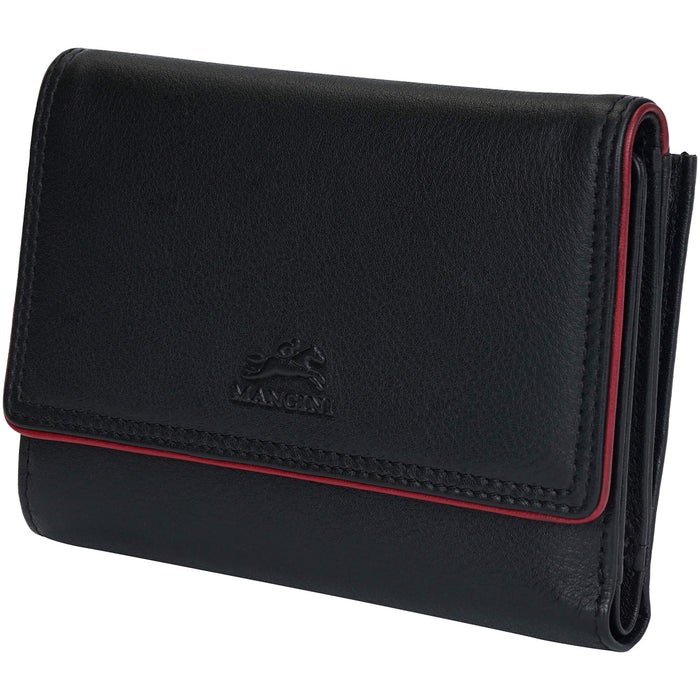 Mancini Leather Sonoma Women’s Medium Clutch Wallet with Enhanced RFID Protection
