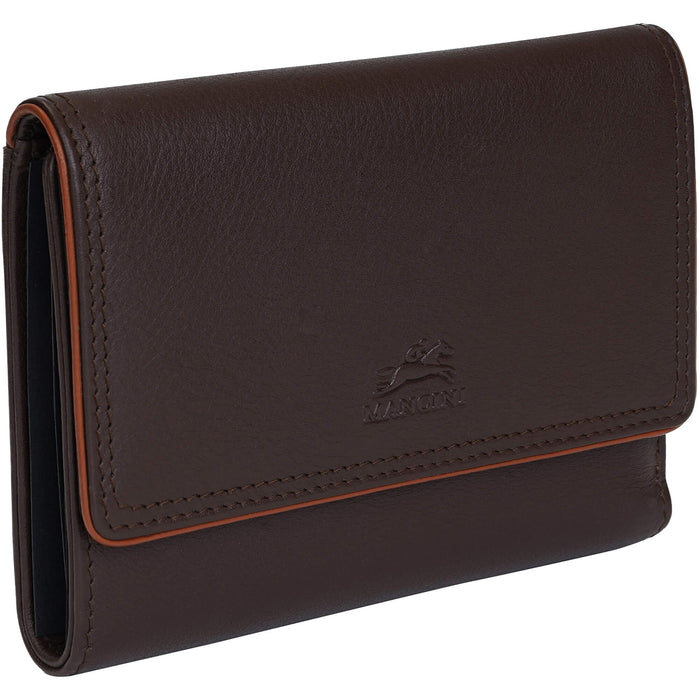 Mancini Leather Sonoma Women’s Medium Clutch Wallet with Enhanced RFID Protection