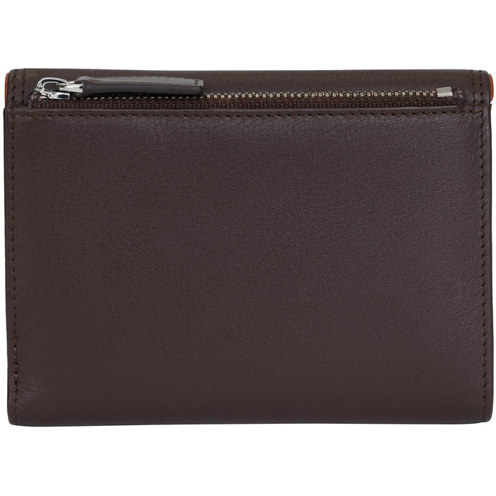Mancini Leather Sonoma Women’s Medium Clutch Wallet with Enhanced RFID Protection