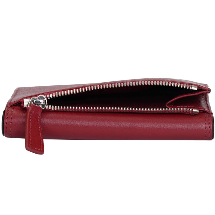 Mancini Leather Sonoma Women’s Medium Clutch Wallet with Enhanced RFID Protection