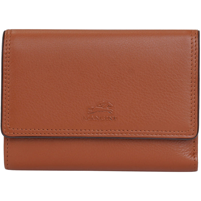 Mancini Leather Sonoma Women’s Medium Clutch Wallet with Enhanced RFID Protection