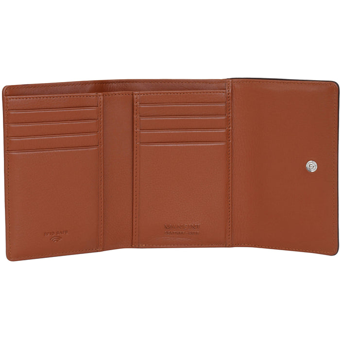 Mancini Leather Sonoma Women’s Medium Clutch Wallet with Enhanced RFID Protection