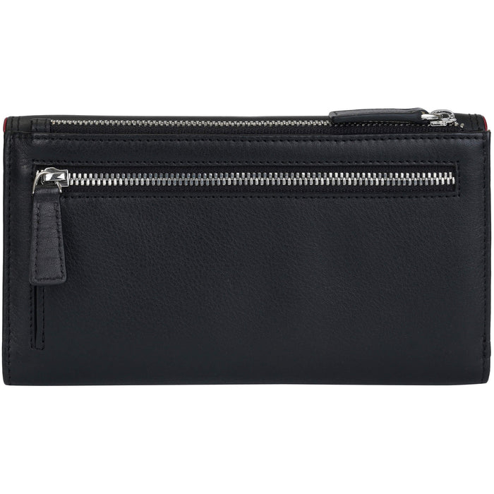 Mancini Leather Sonoma Women’s Medium Clutch Wallet with Enhanced RFID Protection