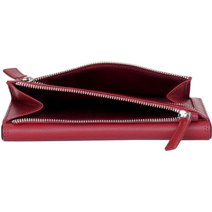 Mancini Leather Sonoma Women’s Medium Clutch Wallet with Enhanced RFID Protection