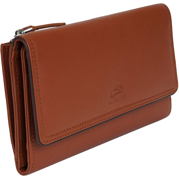 Mancini Leather Sonoma Women’s Medium Clutch Wallet with Enhanced RFID Protection