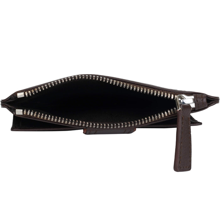 Mancini Leather Sonoma Women’s Card Case with Enhanced RFID Protection