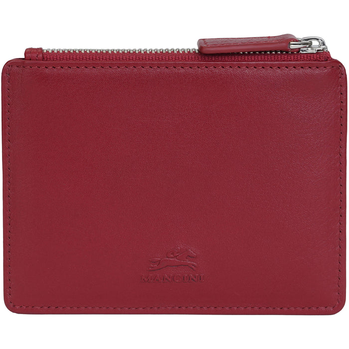 Mancini Leather Sonoma Women’s Card Case with Enhanced RFID Protection