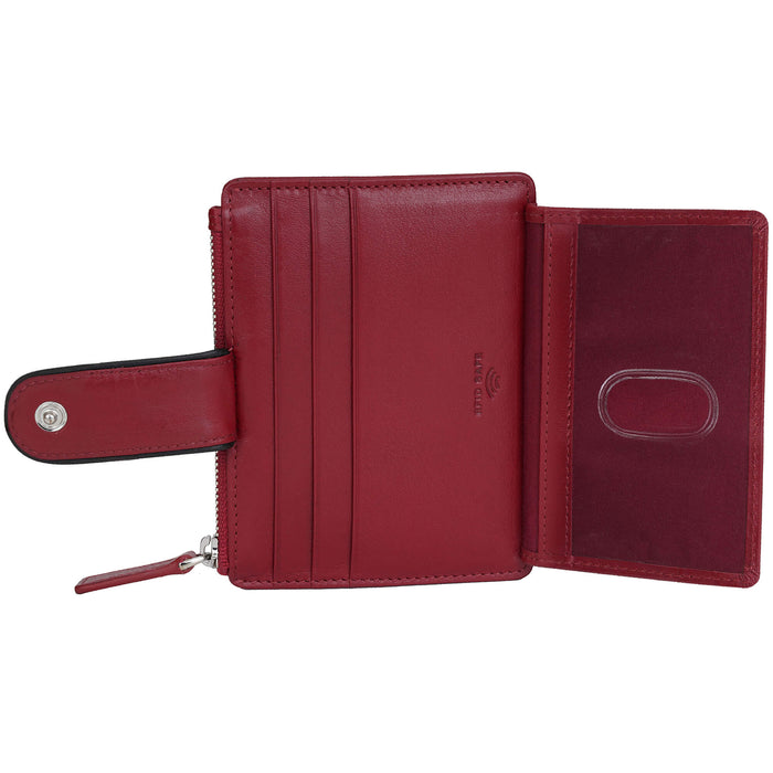 Mancini Leather Sonoma Women’s Card Case with Enhanced RFID Protection