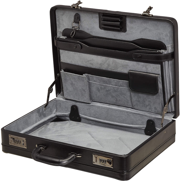 Mancini Leather Expandable Attaché Case