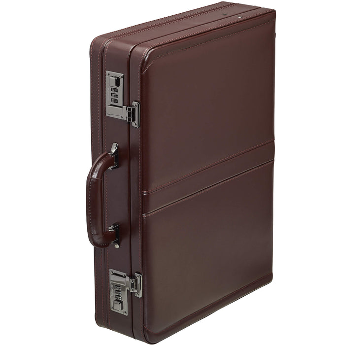Mancini Leather Expandable Attaché Case