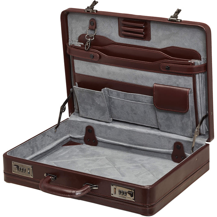 Mancini Leather Expandable Attaché Case