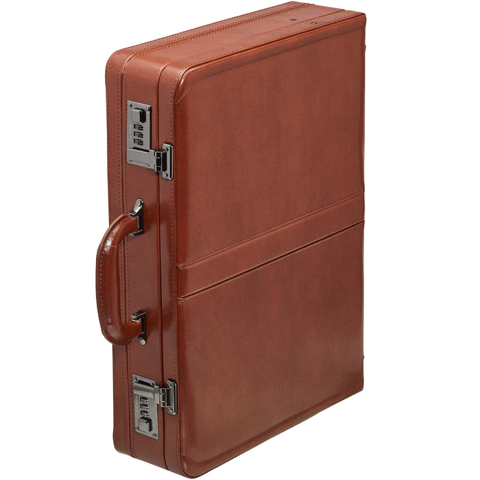 Mancini Leather Expandable Attaché Case