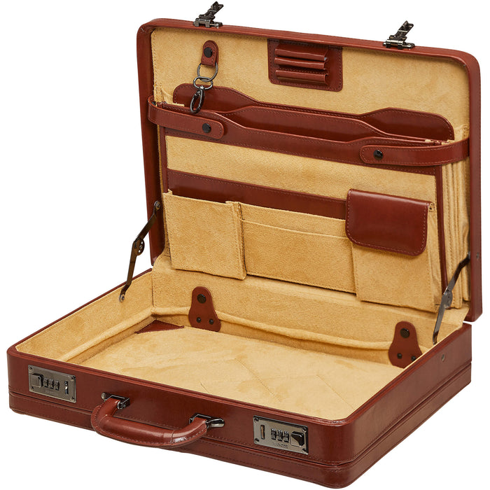 Mancini Leather Expandable Attaché Case