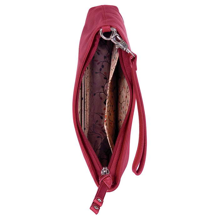 Mancini Leather Ladies' Wristlet RFID