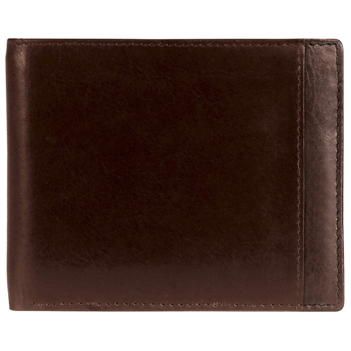 Mancini Leather Men’s Billfold with Removable Passcase