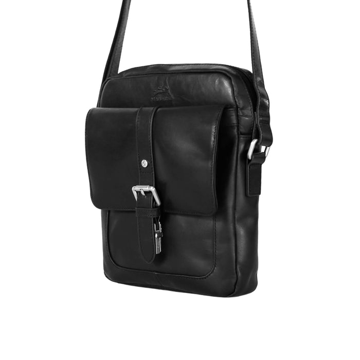 Mancini Leather Buffalo Crossbody Bag