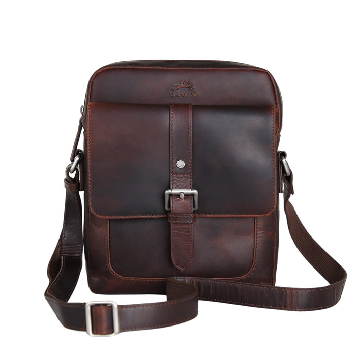 Mancini Leather Buffalo Crossbody Bag