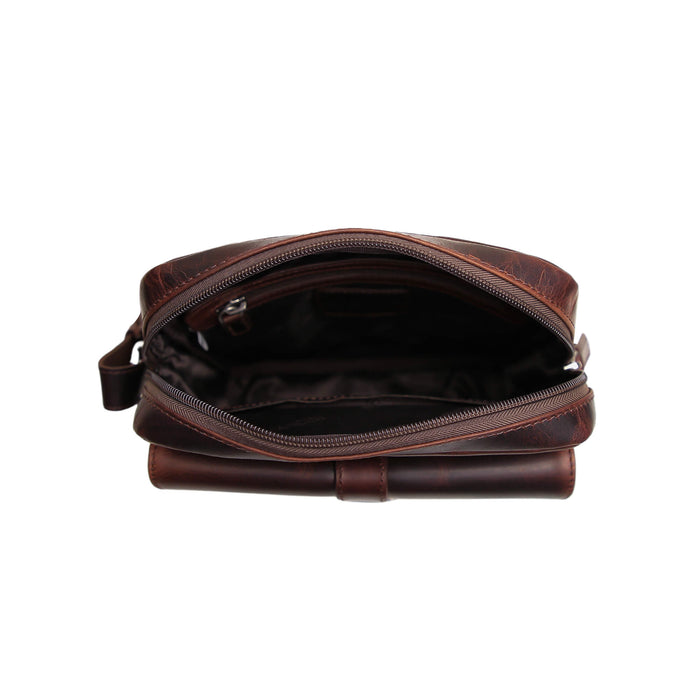Mancini Leather Buffalo Crossbody Bag