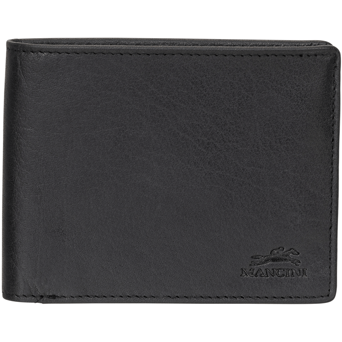 Mancini Leather Men’s Buffalo RFID Secure Billfold