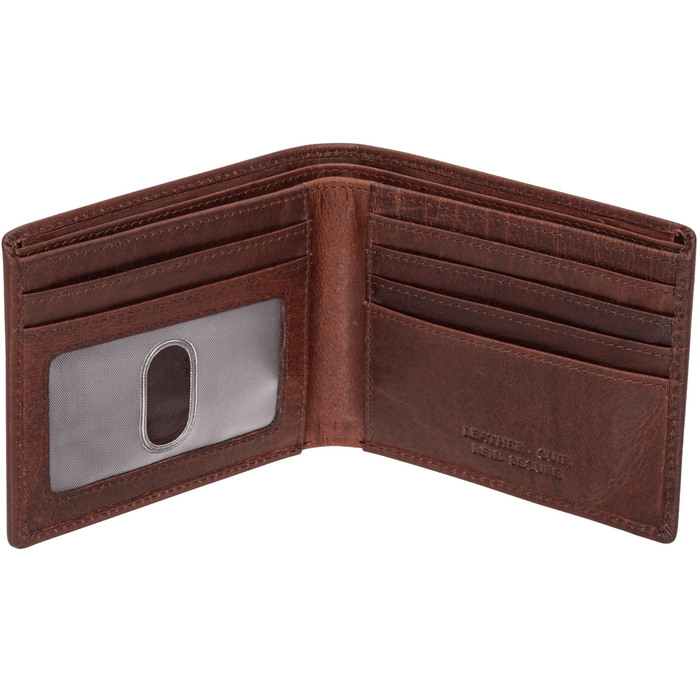 Mancini Leather Men’s Buffalo RFID Secure Billfold